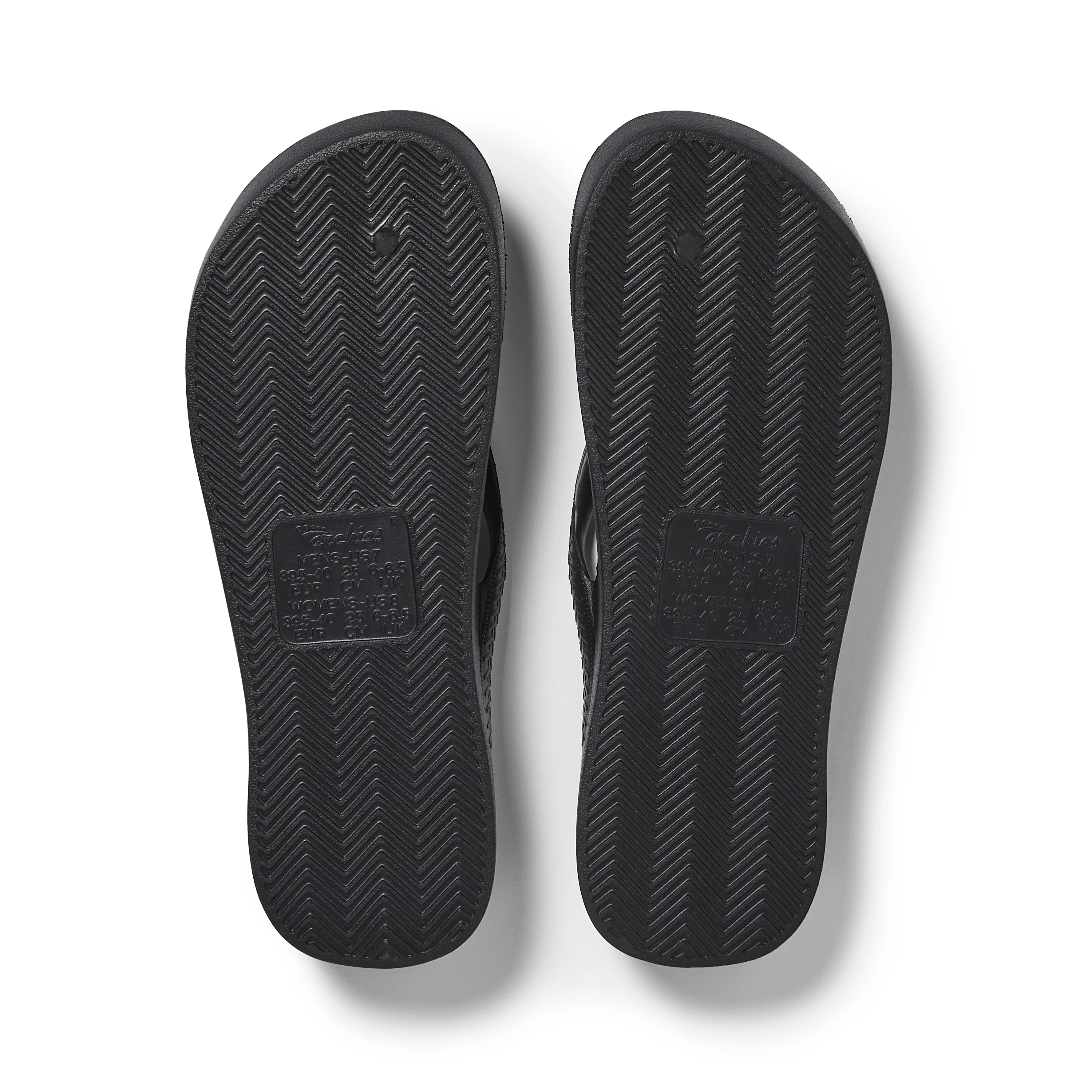 Arch Support Flip Flops - Classic - Black - Image 11