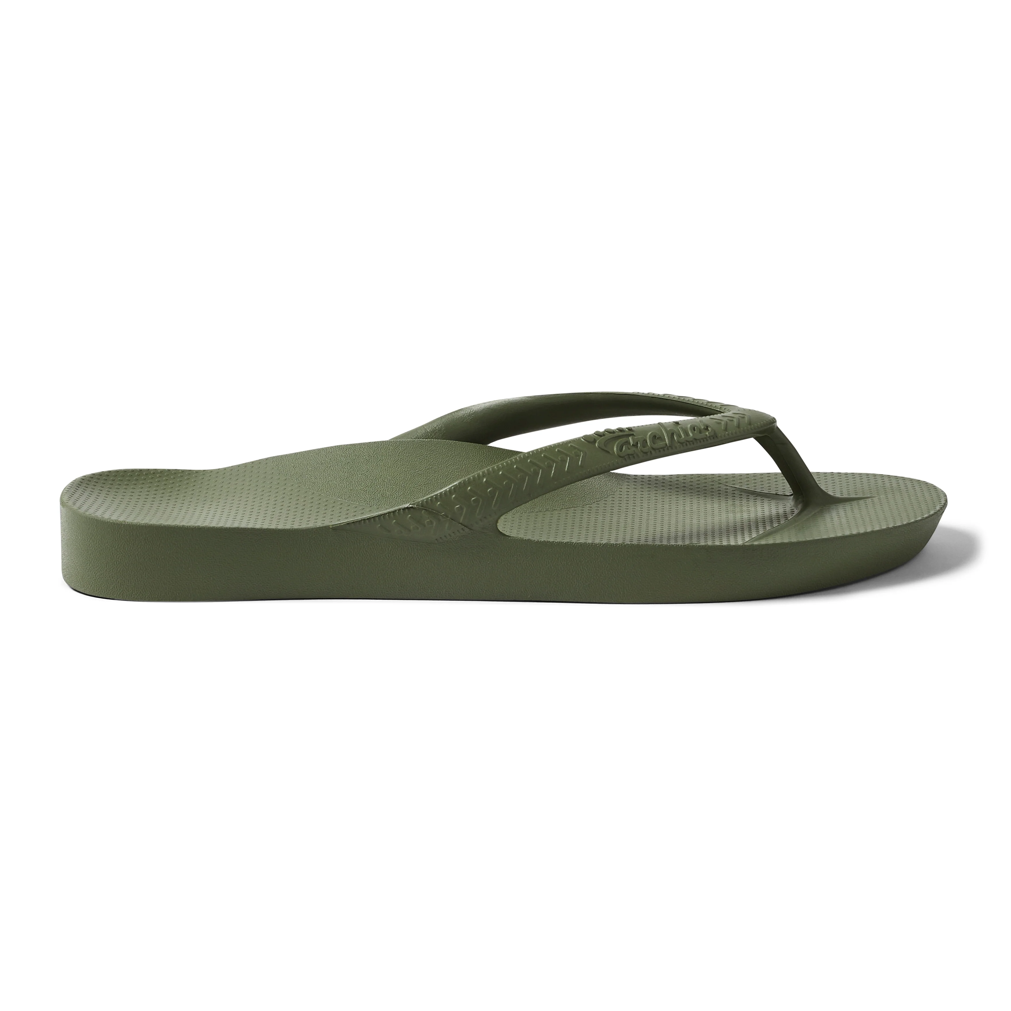 Arch Support Flip Flops - Classic - Olive - Image 9