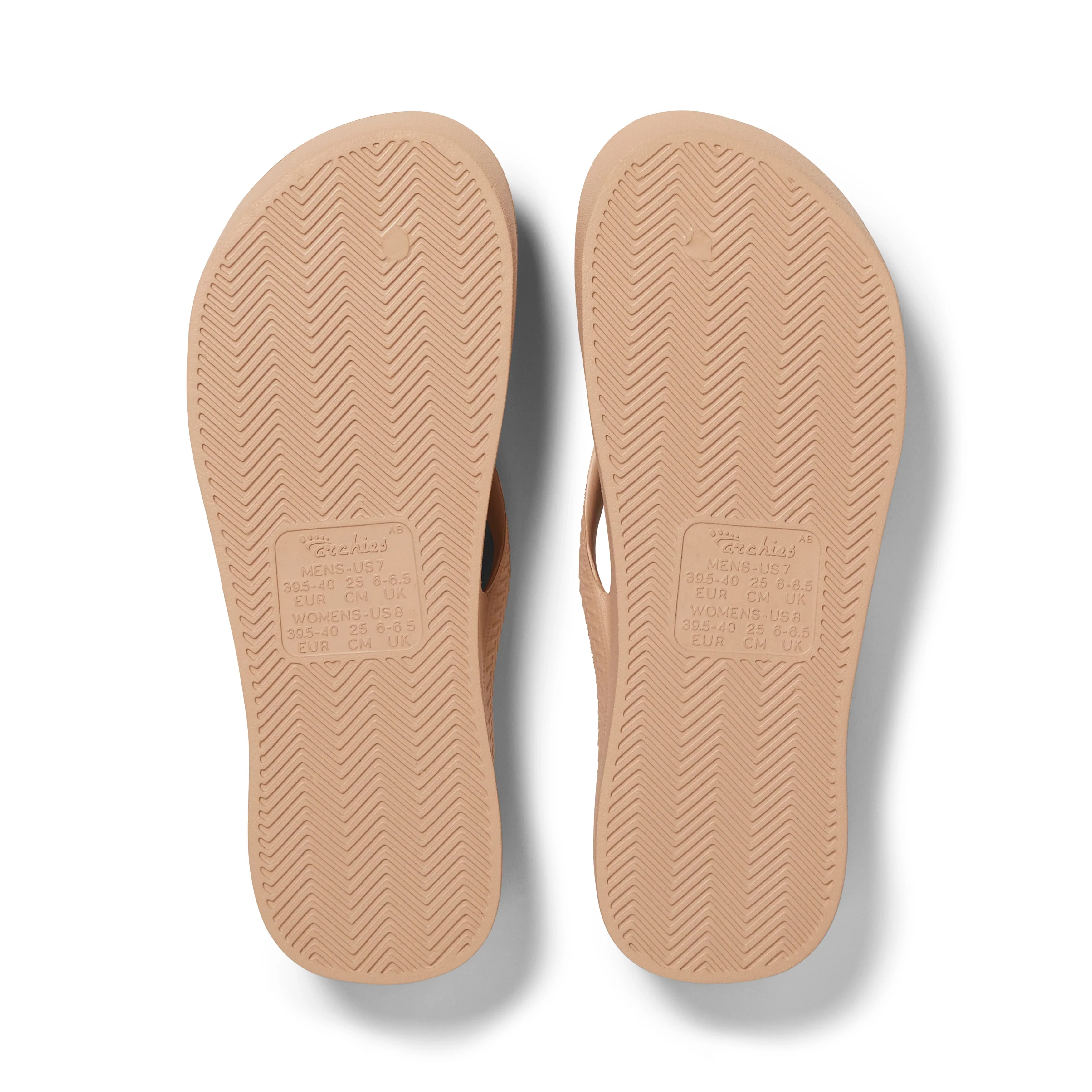 Arch Support Flip Flops - Classic - Tan - Image 8