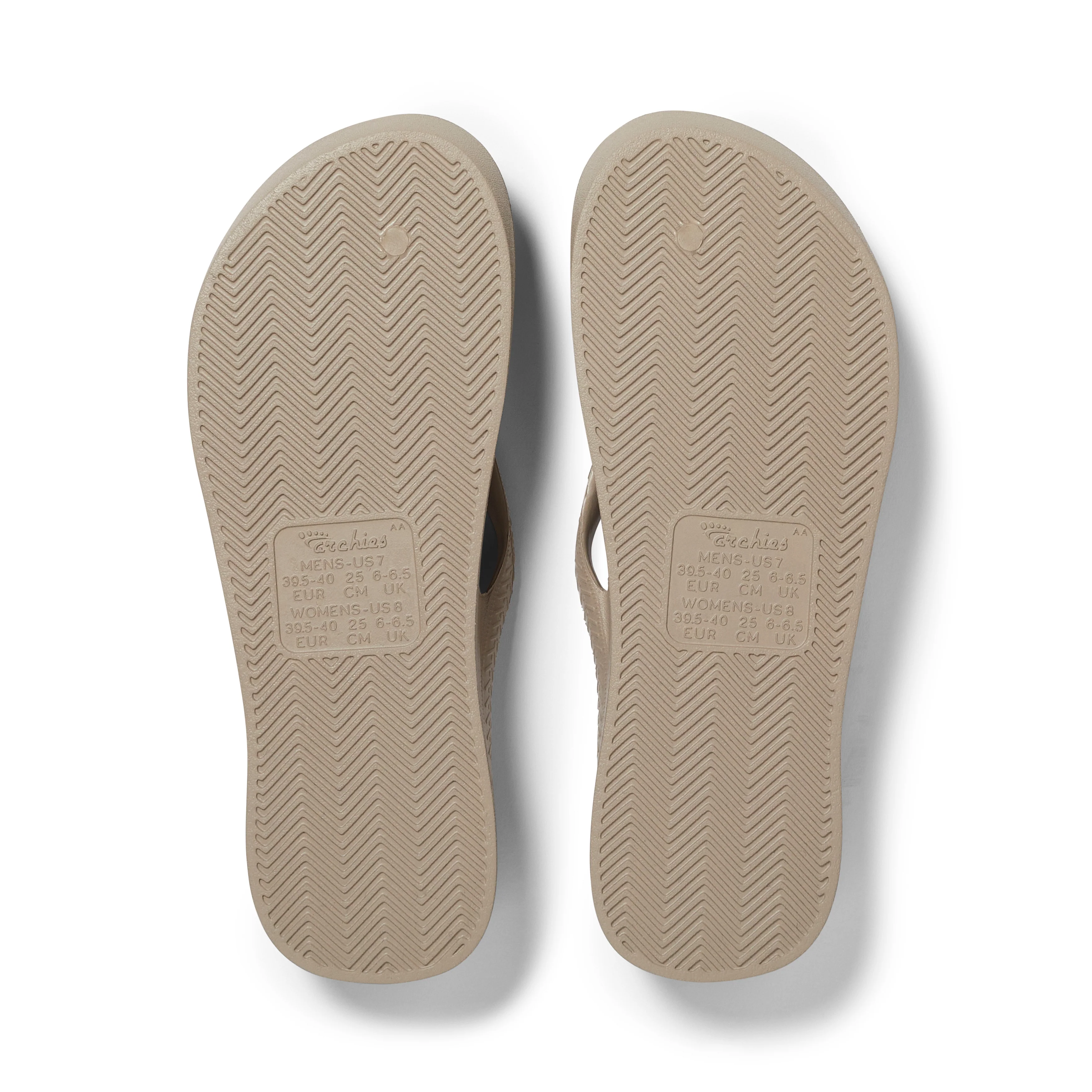 Arch Support Flip Flops - Classic - Taupe - Image 11