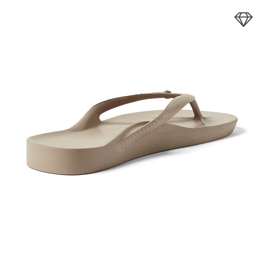 Arch Support Flip Flops - Classic - Crystal Taupe - Image 11