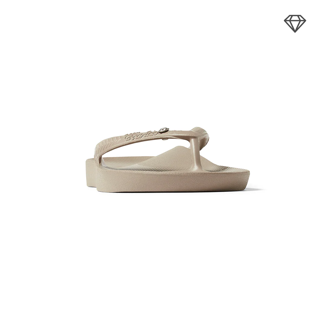 Arch Support Flip Flops - Classic - Crystal Taupe - Image 9